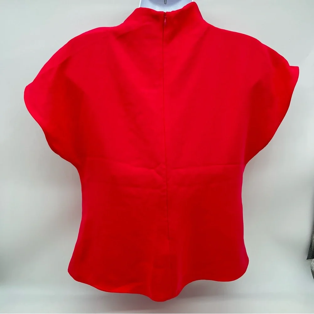 Zara Vibrant Hot Pink Asymmetrical Dress-Size Dress L - Picture 4 of 9